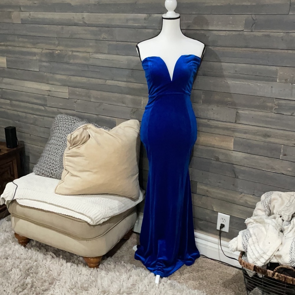 Velvet formal dress